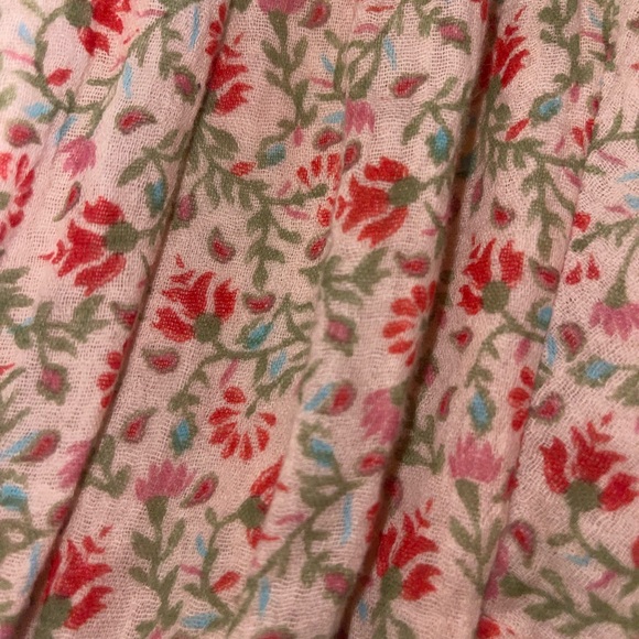 Free People *RARE* SHE MADE ME Peasant Floral Blouse Crop Top - Picture 7 of 12